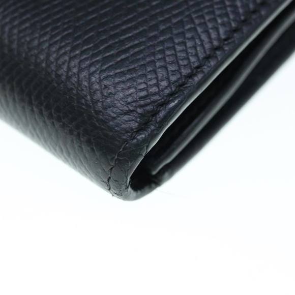CELINE Wallet Leather Black Auth hk1002 - Picture 14 of 16